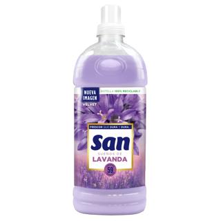 Suavizante San líquido concentrado lavanda 1,3L 59 lavados