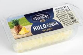 Queso El Pastor rulo de cabra  con piña 100gr