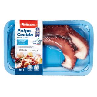 Pulpo Rikisssimo cocido 2 patas 200gr
