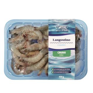 Langostinos Artiq crudo 22/27 450gr