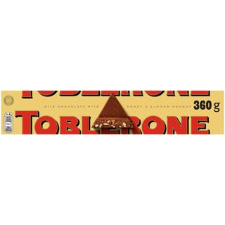 Chocolate Toblerone con leche 360gr