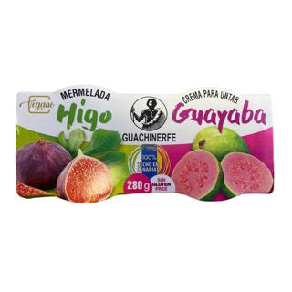 Mermelada Guachinerfe de higo + crema de guayaba 2udx140gr