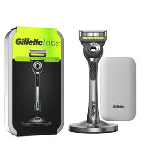 Maquinilla Guillette de afeitar con barra exfoliante y estuche de viaje