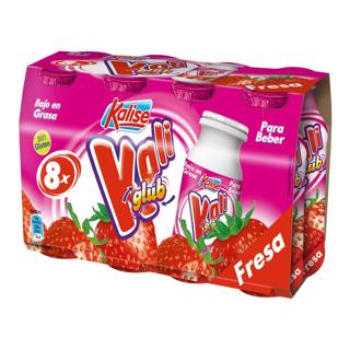 Yogur Líquido Kaliglub fresa 8x95ml