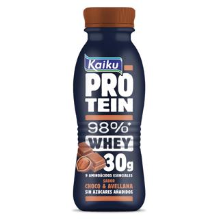 Batido kaiku protein de cacao y avellana botella 330ml