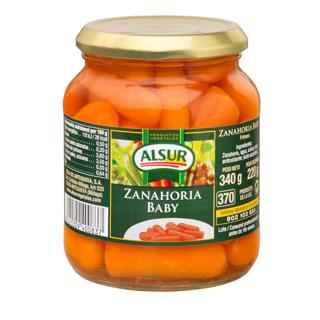 Zanahorias Alsur baby tarro 340gr