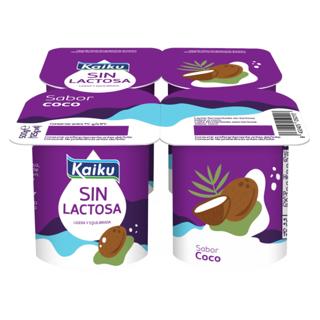 Kaiku sin lactosa coco 4x125gr