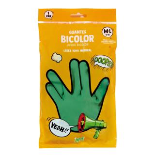 GUANTE AM BICOLOR MED/GRA.TALLA M/L