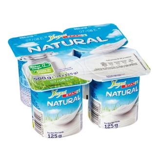 Yogur Yugispar natural pack 4X125gr