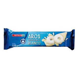 Galleta Spar aros chocolate blanco 128gr