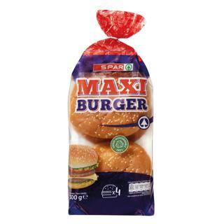 Pan de Hamburguesa Spar maxi 4ud 300gr