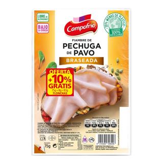 Pavo Campofrio braseado XJ 75GR