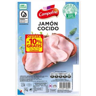 Jamón cocido Campofrío extrajugoso 75gr