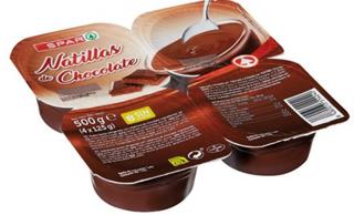 Natillas Spar chocolate 4x125gr