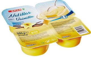 Natillas Spar vainilla 4x125gr