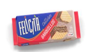 Barquillos Felicita sabor chocolate 300gr
