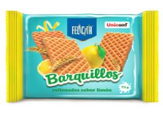 Barquillos Felicita rellenos sabor a limón 75gr