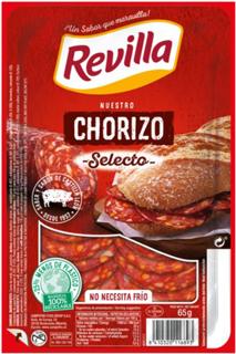 Chorizo Revilla selecto en lonchas 65gr