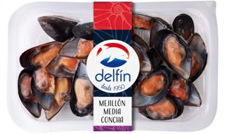 Mejillón Delfín media concha pack 10x200gr