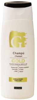 Champú Crowe gold cabello rubio 400ml