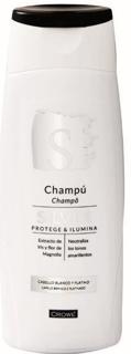 Champú Crowe silver cabello blanco 400ml