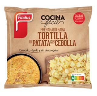 Preparado Findus para tortilla patatas y cebolla 550gr