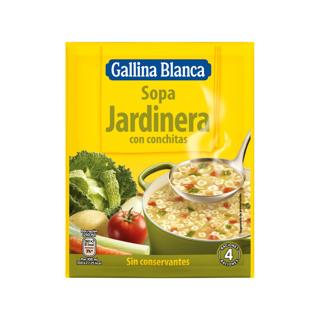 Sopa Gallina Blanca jardinera con conchitas 71gr