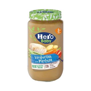 Tarrito Hero Baby verduras con merluza 235 gr