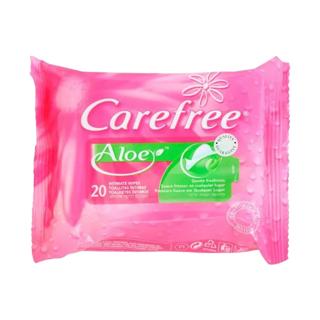 TOALLITAS INT. CAREFREE ALOE 20UDS
