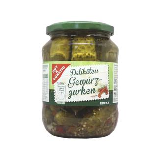 Pepinillos G&G enteros tarro 720gr