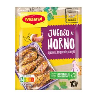 Jugoso Maggi al horno con ajo 36gr