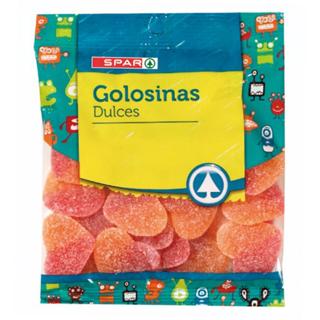 Gominolas Spar corazón melocotón bolsa 200gr