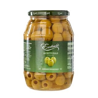 Aceitunas Excelencia verdes sin hueso tarro 710gr
