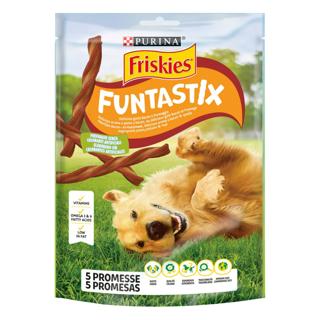 Snack para perros Friskies sabor queso y bacon 175gr