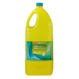 Lejía Spar hogar,apta para la desinfección del agua de bebida 5L