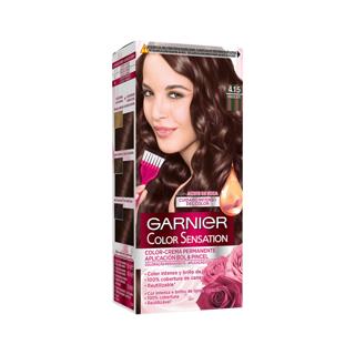 Tinte Garnier sensation color nº4.5 con pincel chocolate 1ud