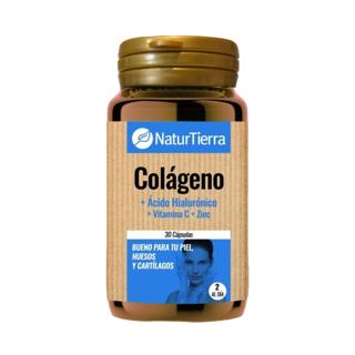 Cápsulas Naturtierra colágeno de ácido hialurónico 30UD