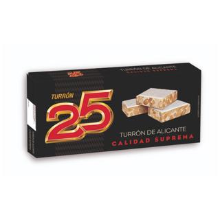 Turrón 25 Alicante suprema 250gr