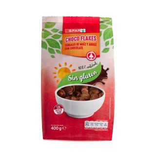Cereales Spar choco flakes con chocolate sin gluten 400gr