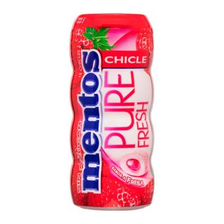 Chicle Mentos pure fresh pocket fresa 30gr