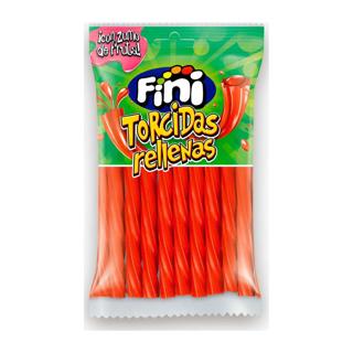 Regaliz Fini torcidas rojo rellenas bolsa 140gr