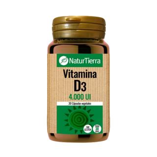 VITAMINA D3 NATURTIERRA 30CAPS.