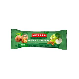Barrita Miterra nueces/manzana/canela 30gr