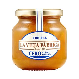 Mermelada La Vieja Fábrica de ciruela cero azúcar tarro 280gr