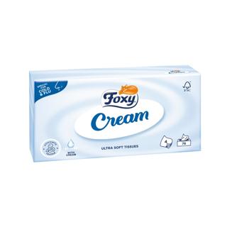 Pañuelos Foxy cream 4 capas caja 76UD