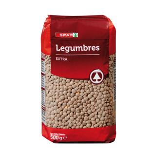 Lentejas Spar pardas 500gr