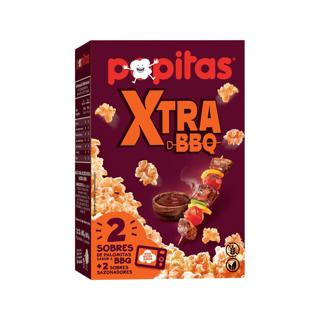 Palomitas Popitas xtra bbq  para microondas 2x80gr