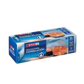 BOLSAS SPAR PARA CONGELACION 30 BOLSAS