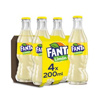 Refresco Fanta limon pack 4 x 20cl