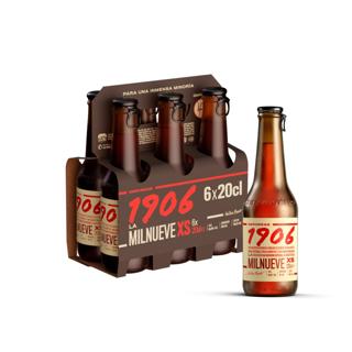 Cerveza 1906 reserva especial rubia extra mini botella 6x20cl